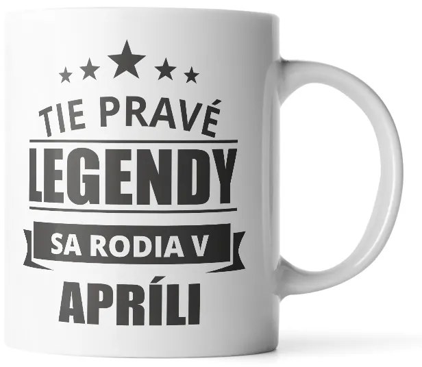 Sablio Hrnek Ty pravé legendy se rodí v dubnu - 200 ml - espresso