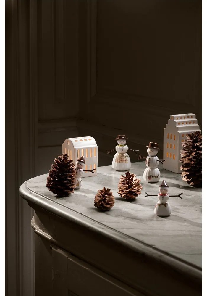 Porcelánová vianočná figúrka (výška 11,5 cm) Hammershøi Snowman – Kähler Design
