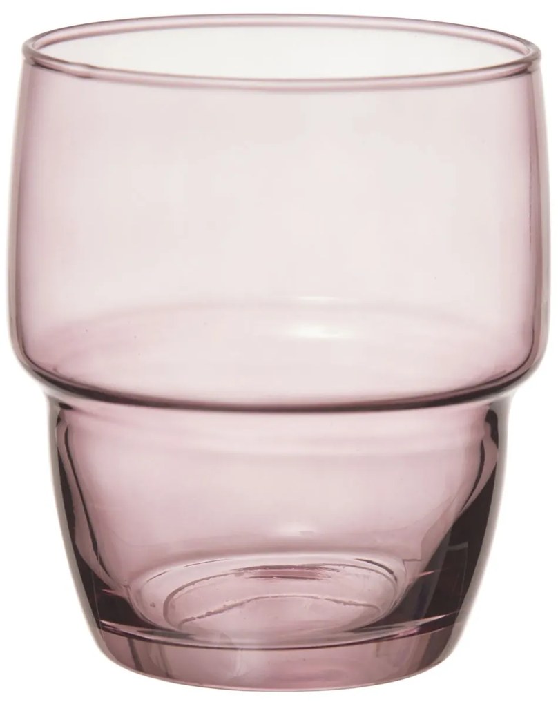 Sklenený pohár na vodu Colors 280 ml sada 6ks