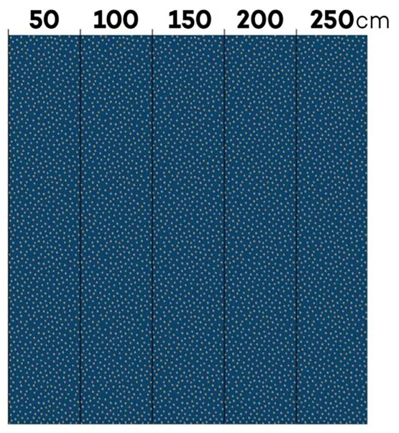 DEKORNIK Simple Irregular Dots Navy Blue - Tapeta