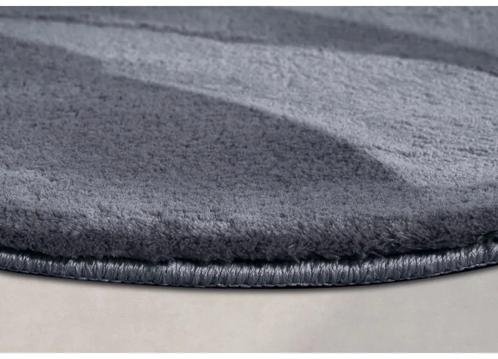 Antracitový okrúhly koberec ø 160 cm Leon – Villeroy&Boch