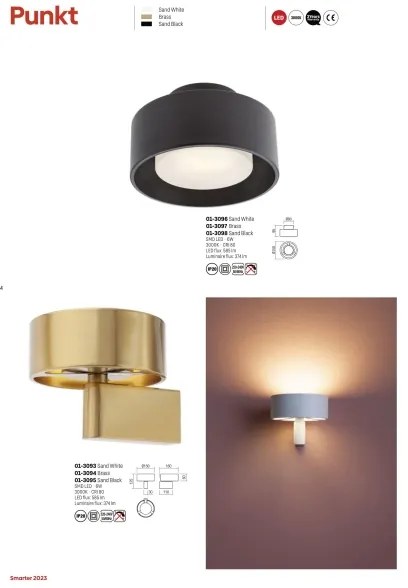 Redo 01-3096 - LED Stropné svietidlo PUNKT LED/6W/230V biela