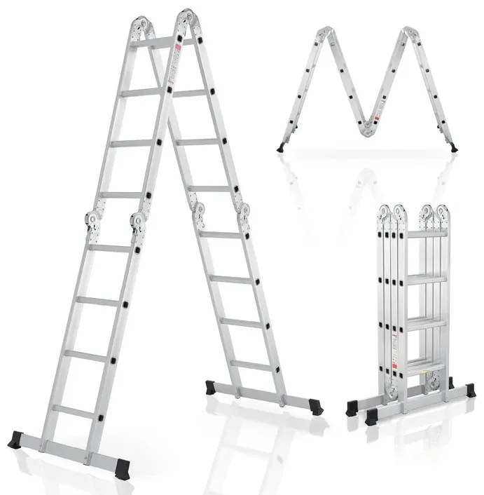 InternetovaZahrada Hliníkový multifunkčný rebrík 470 cm