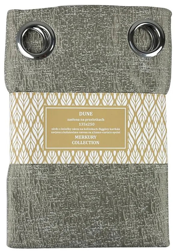 Záves na prechodkách Done 135x250 béžová Merkury Home