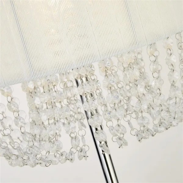 Searchlight EU62618CC - Stojacia lampa BELLANO 1xE27/60W/230V