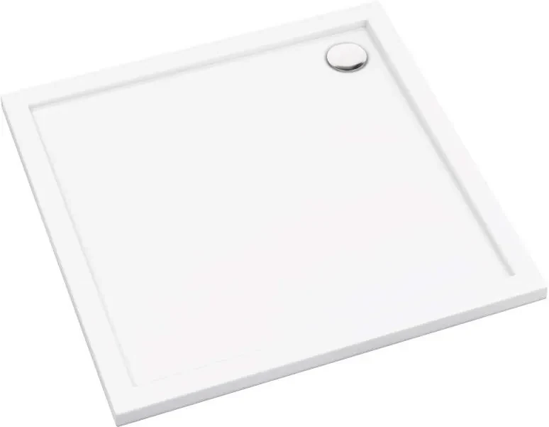 Deante Prizma, akrylátová štvorcová sprchová vanička 80x80x4,5cm, biela lesklá, DEA-KTJ_082B