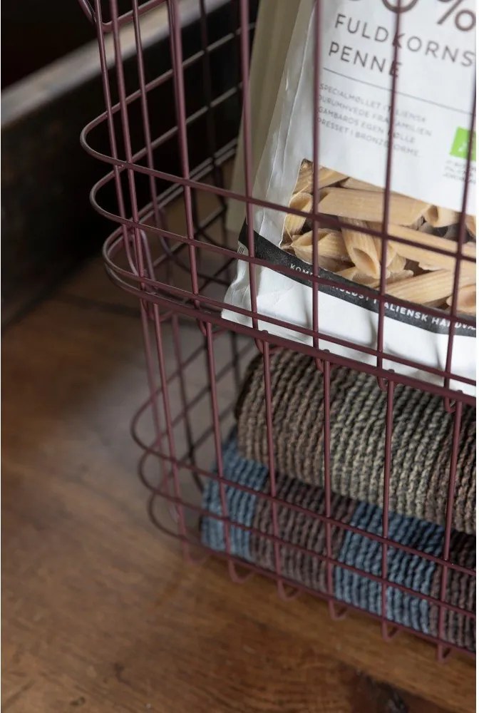 Drôtený kovový košík 31x16,5x16 cm Store-It – Mette Ditmer Denmark