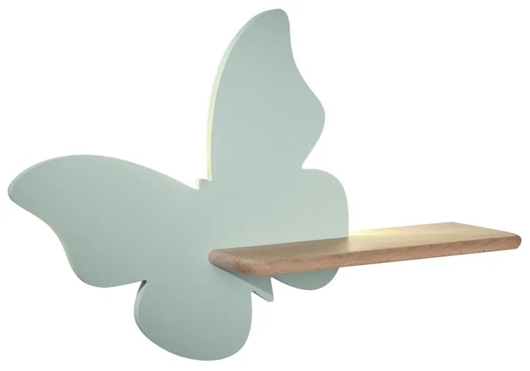 Candellux BUTTERFLY Nástenné svietidlo 5W LED 4000K IQ KIDS MINT 21-84880