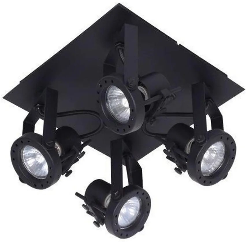 Stropná lampa Medison-4 sandy black PL4