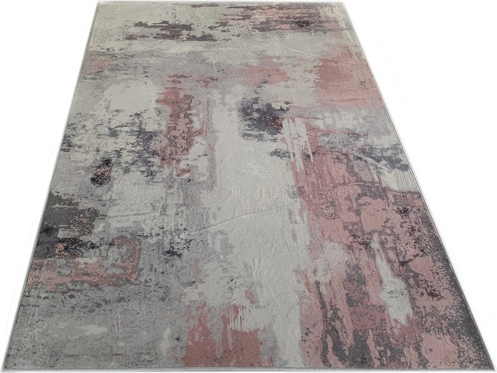 TA Koberec MRD-395 FLANNEL PRINTED Sivý (flanelový) Obdĺžnikový Rozmer: 200x300 cm