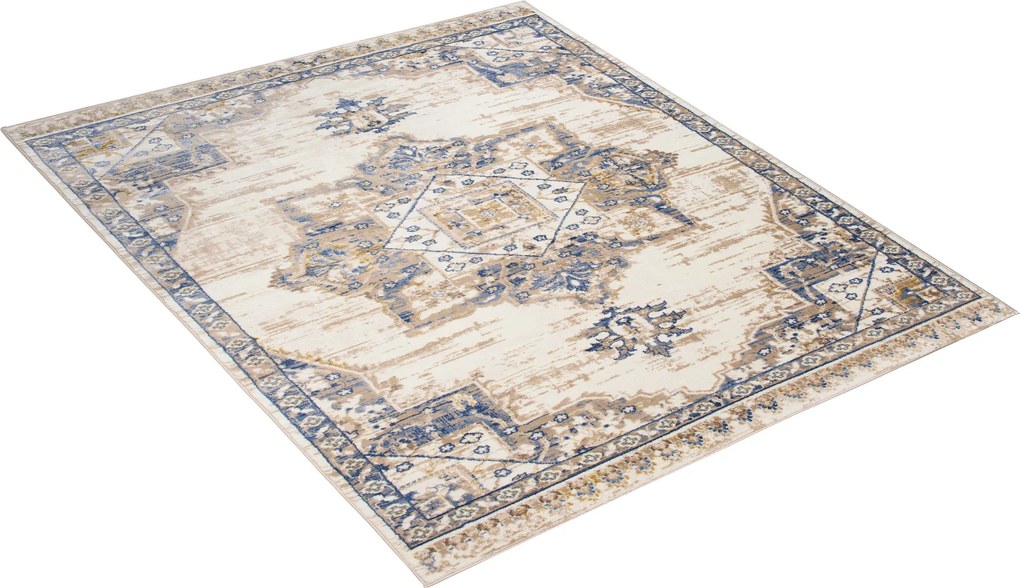 TA Koberec G538M BIELA/TMAVOMODRÁ ASTHANE