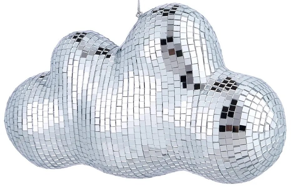 DISCO Oblak 25 cm - strieborná