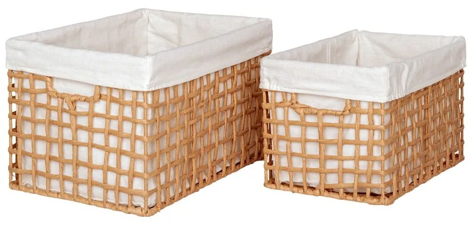 Košíky v súprave 2 ks 25x35x22 cm Bustelo – House Nordic
