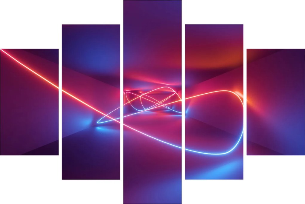 Obraz modernej abstrakcie (150x105 cm)