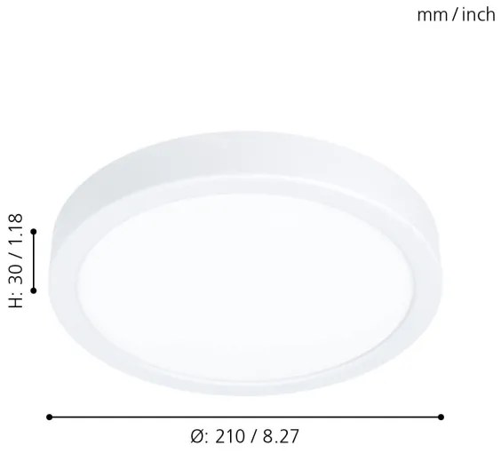 Eglo 99226 - LED stropné svietidlo FUEVA 5 LED/16,5W/230V