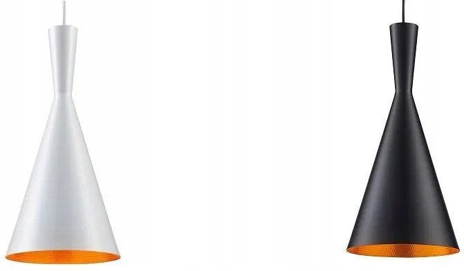 Toolight Toolight, závesné stropné svietidlo COSTA B 1xE27, biela-zlatá, OSW-00117