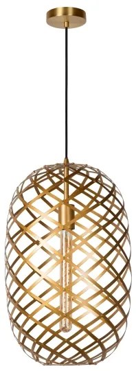 Lucide 21417/32/02 - Luster na lanku WOLFRAM 1xE27/60W/230V mosadz