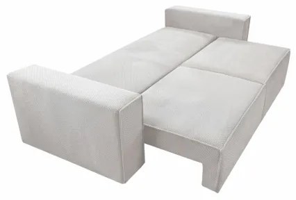 Rozkladacia trojmiestná pohovka s úložným priestorom RONDA béžová