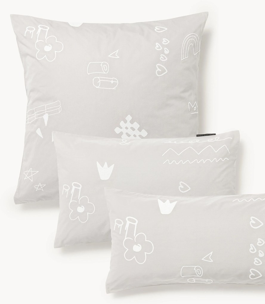 Westwing Crosby Studios, Bavlnená obliečka na vankúš s vyšívaným vzorom Jouy