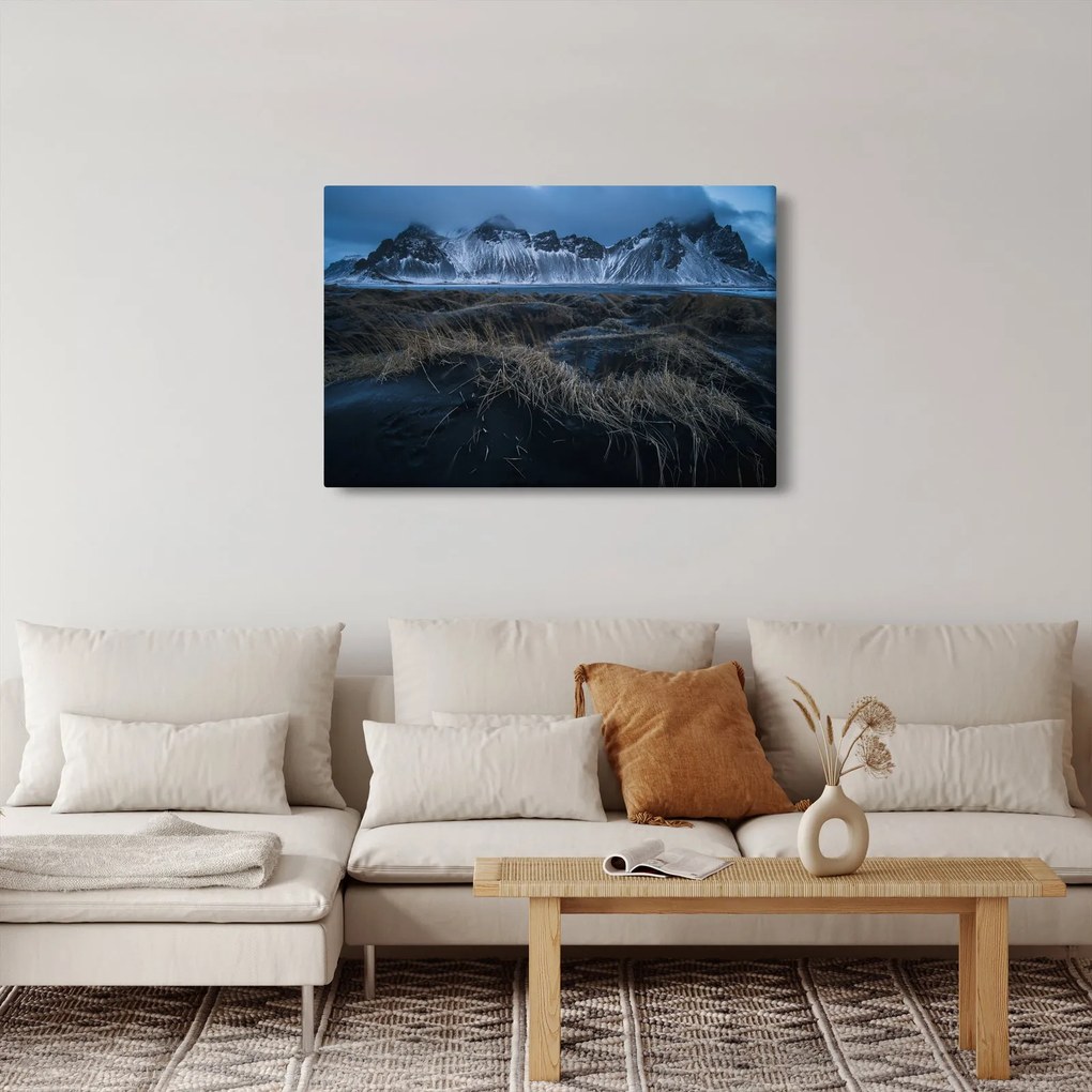 Obraz výhľadu na Islandskej vrcholky (90x60 cm)