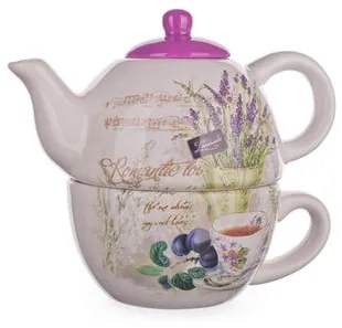 BANQUET LAVENDER Konvička s šálkou 60ZF1124-A