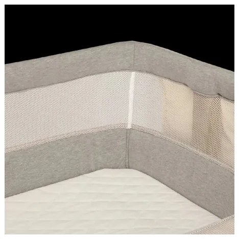 Lionelo - Detská postieľka 3v1 LEONIE šedá/béžová