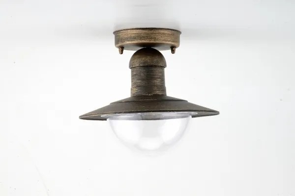 Brilagi - Vonkajšie stropné svietidlo MOLDE 1xE27/60W IP44 bronzová/patina