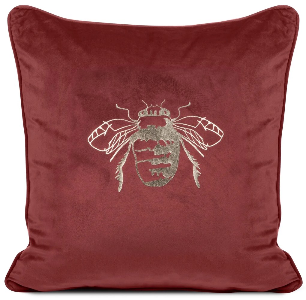 DEKORAČNÁ OBLIEČKA NA VANKÚŠ BLINK14 45X45 CM BORDOVÁ