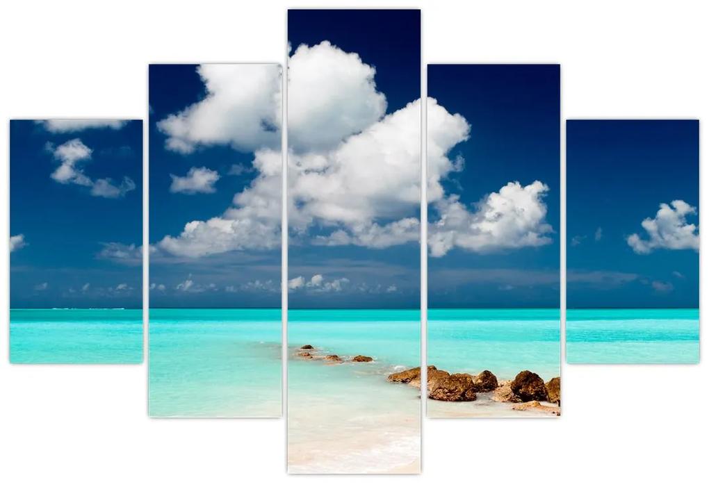 Obraz - Tropická pláž (150x105 cm)