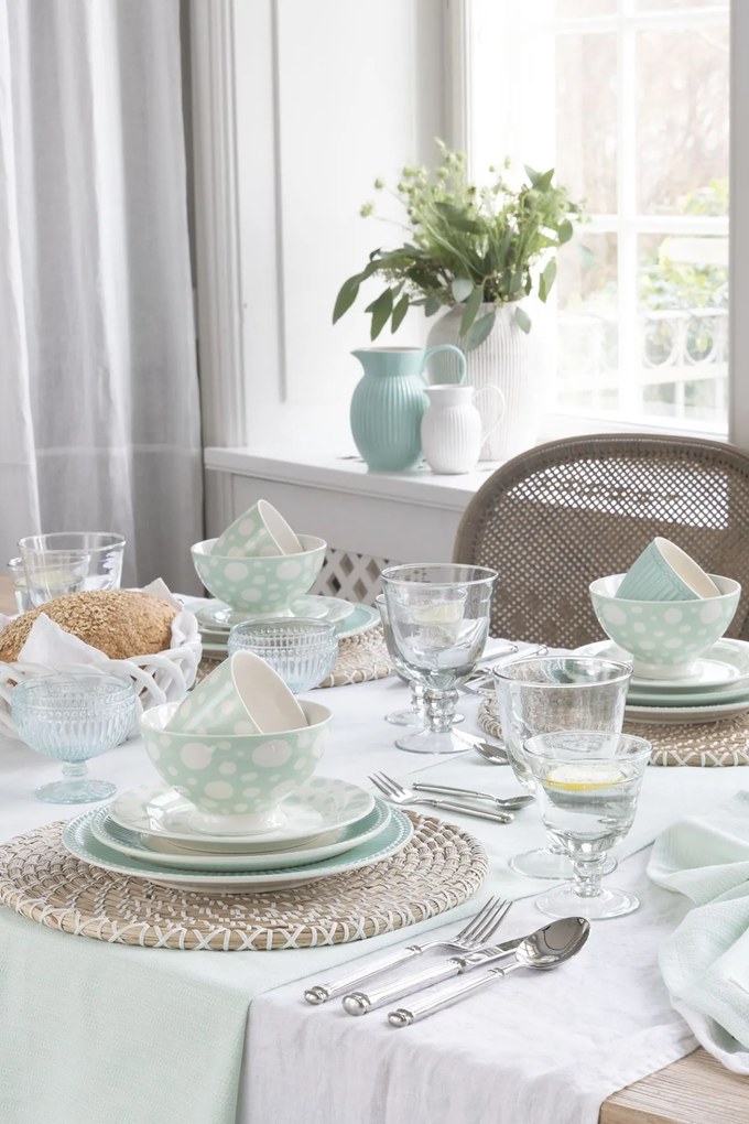 GREEN GATE Porcelánová miska Neva Mint 400 ml