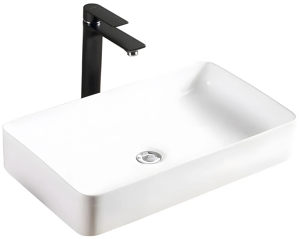 Rea Denis umývadlo, 62 x 35 cm, biela, REA-U4800