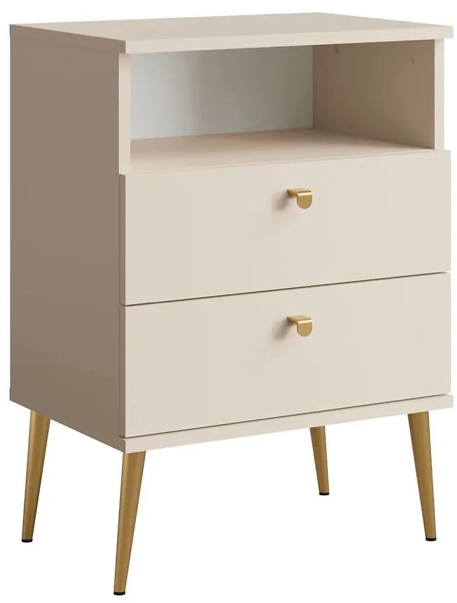 Nočný Stolík High 2D béžová