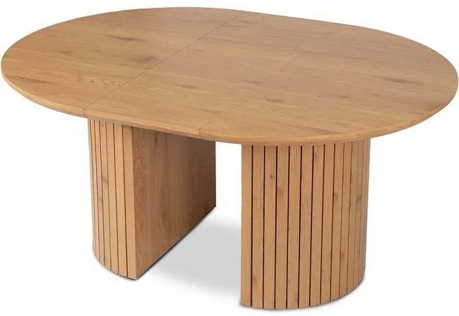 Rozkladací jedálenský stôl Jack 120-160cm MDF Dubový vzhľad