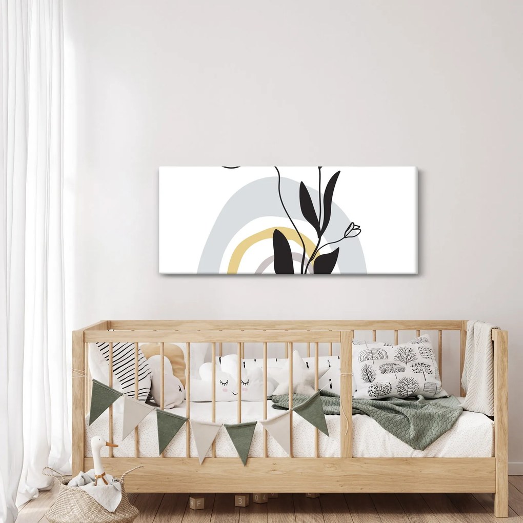 Obraz - Kvety vo váze N⁰1 (120x50 cm)
