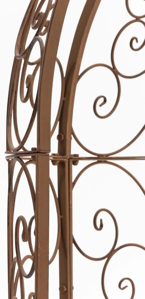 Oblúk na ruže Rosie s lavičkami - Hnedá antik