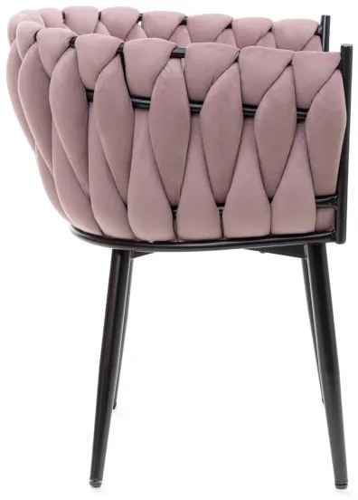 Jedálenská stolička PRINSSI ružová 836904