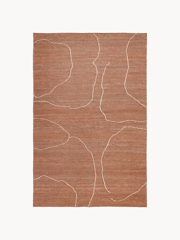 Ručne tkaný jutový koberec Gesso