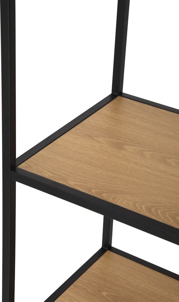 Noela Knižnica regál asymetrická ARCANA 185x114 prírodná