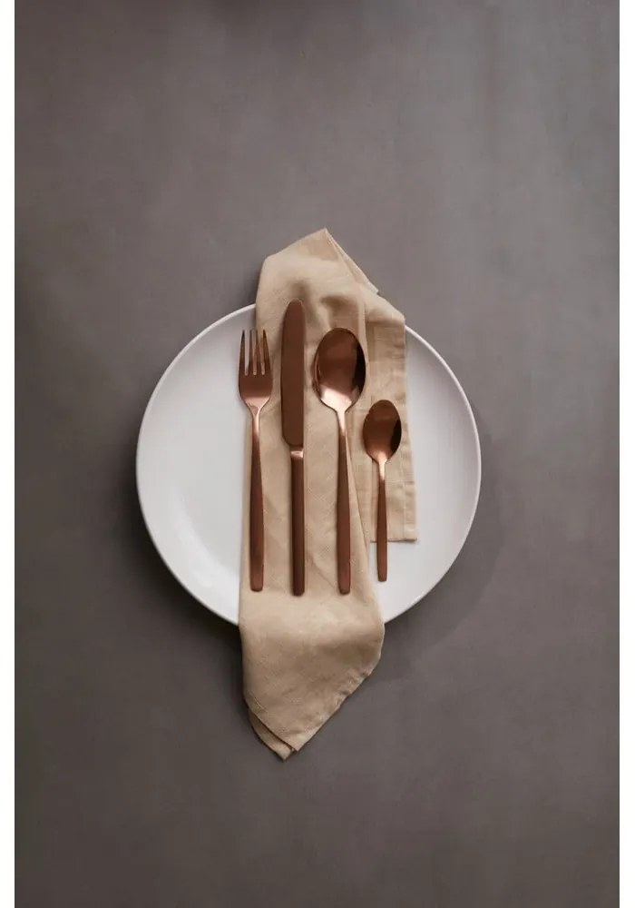 Antikoro príbor v medenej farbe 16 ks Avie – Premier Housewares