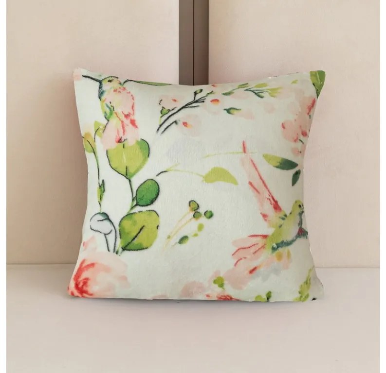 Mikroplyšová obliečka na vankúšik BRONEA 45x45 cm, farebný