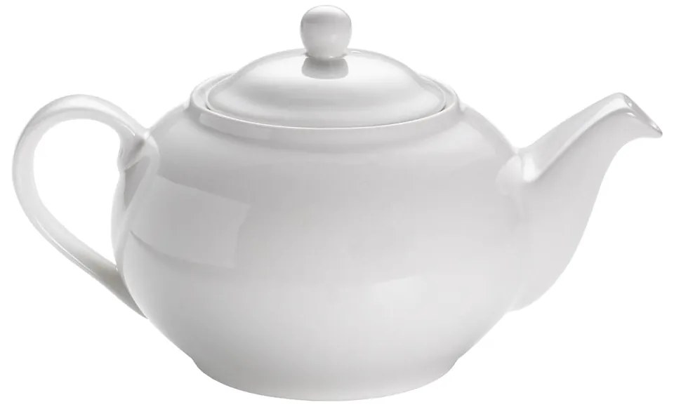 Biela porcelánová čajová kanvica Maxwell &amp; Williams Basic, 1 l