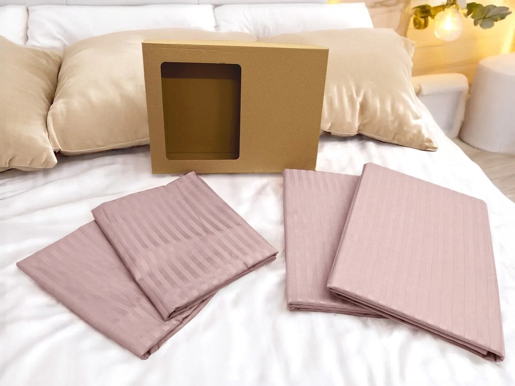 Áčko a.s. Ružomberok Damaškové obliečky Mauve - 4 set