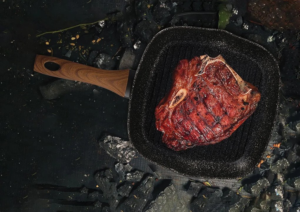 BerlingerHaus grilovacia panvica Ebony Rosewood Collection, BH-1721, 28 cm