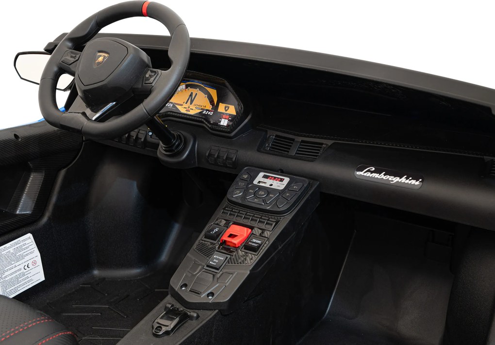 Ramiz Lamborghini Aventador SV Modré vozidlo