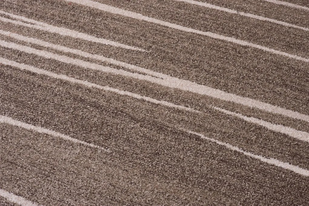 TA Koberec 3436A TMAVOBÉŽOVÉ SÁRÍ KOLESO 3UX Rozmer: 150x150 cm