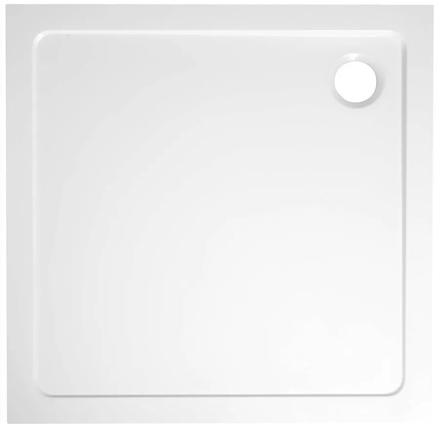 Aqualine Aqualine, TECMI vanička z liateho mramoru, štvorec 80x80x3 cm, PQ008