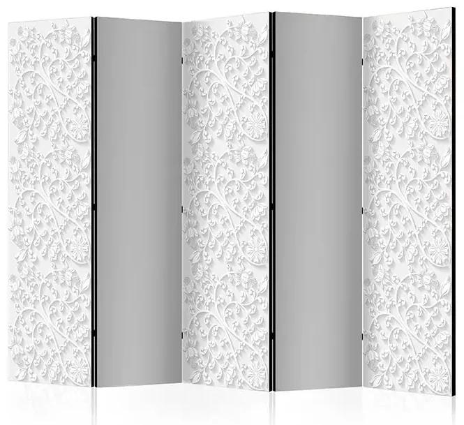 Paraván - Room divider – Floral pattern II Veľkosť: 225x172, Verzia: Jednostranný