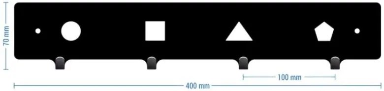 Vešiak na stenu do chodby TVARY