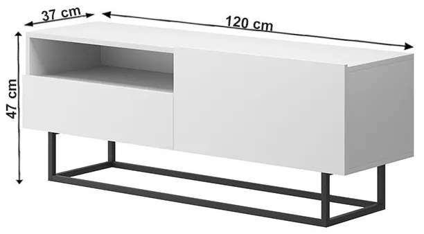 TV stolík Spring ERTVSZ 120 - biela