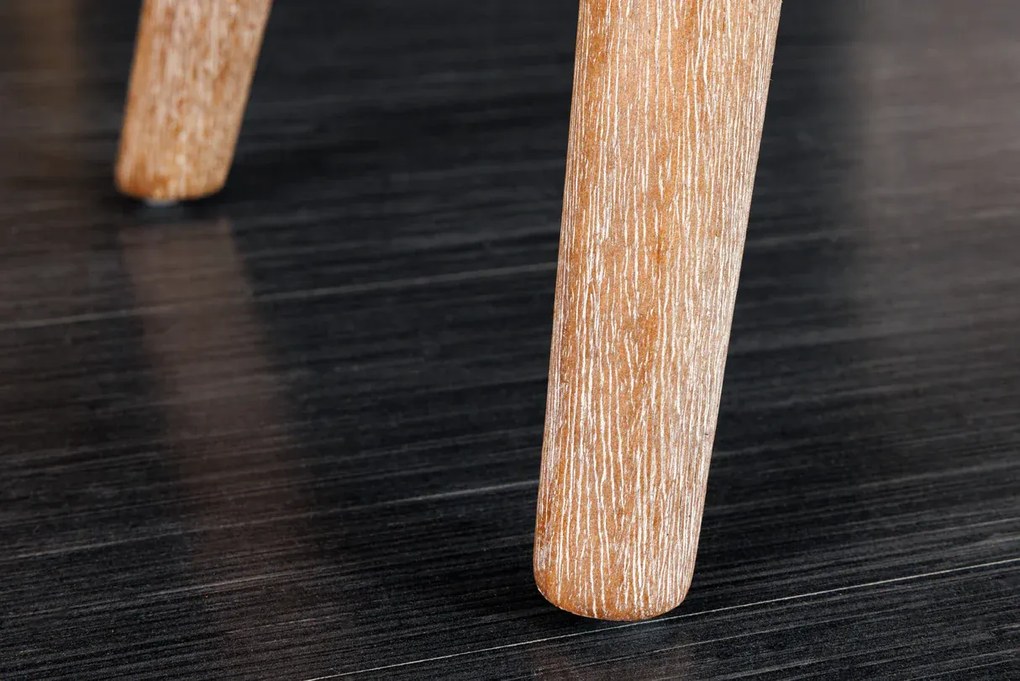 Krásna dizajnová lavica Scarlett 90 cm – v kombinácii béžového a kávového zamatu